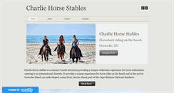 Desktop Screenshot of charliehorsestablesnc.com