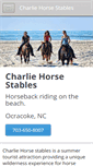 Mobile Screenshot of charliehorsestablesnc.com